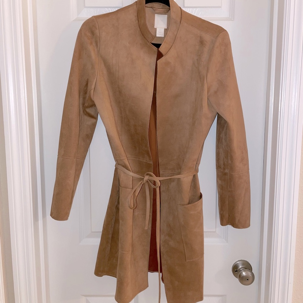 H&M Faux Suede Coat